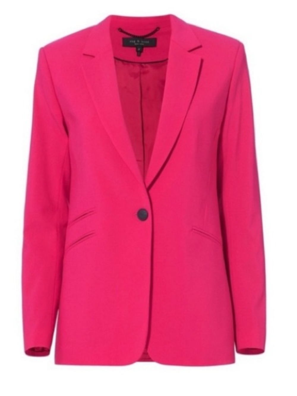 Rag and Bone Pink Collared Button Front Blazer Jacket - Size 8